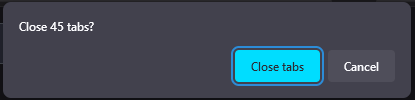 closing tabs